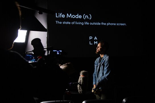 Stephen Curry behind the scenes at New Parkway Theater, Oakland.