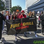 Fire Drill Fridays Activists Occupy Downtown LA Fossil Fuel HQ