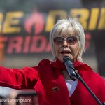 Jane Fonda and Greenpeace Bring Fire Drill Fridays to Climate Impact Zone