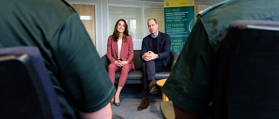 The Duke and Duchess of Cambridge visit the London Ambulance Centre in Croydon