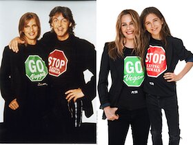 Alicia Silverstone and Son Pay Tribute to Paul McCartney in New PETA Ad