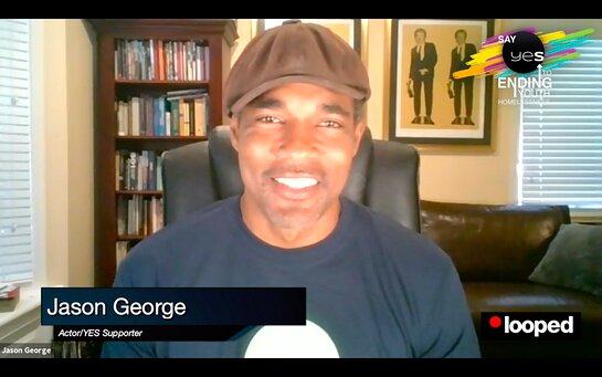 Jason George joined the YES AT HOME virtual gala.