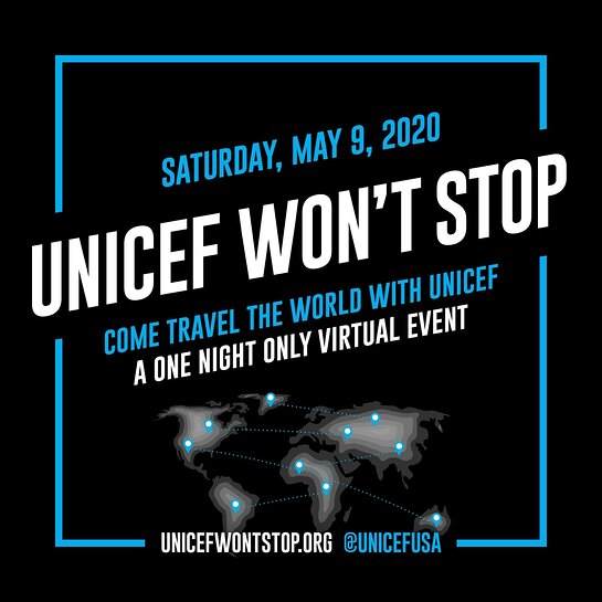 UNICEF Won't Stop Virtual Event