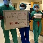 Tyler Perry Studios' Gift of Food Kicks Off Hospital Week Celebration at Grady