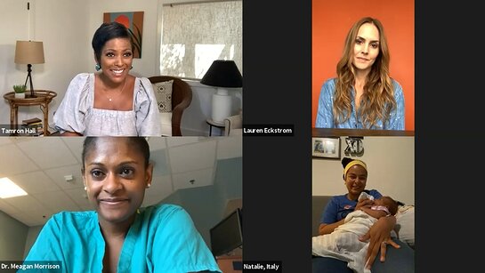 The Motherhood Juggle: Motherhood Maternity, the USO and Tamron Hall offer community and conversation for military moms worldwide