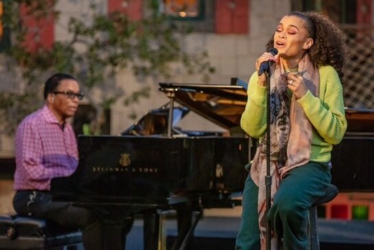 Herbie Hancock and acclaimed vocalist Andra Day perform as part of the International Jazz Day 2021