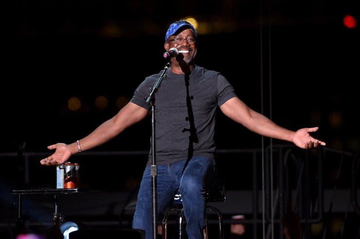 Darius Rucker performs onstage at Audacy's Stars & Strings Concert Benefiting 9/11 at Pier 17 on September 11