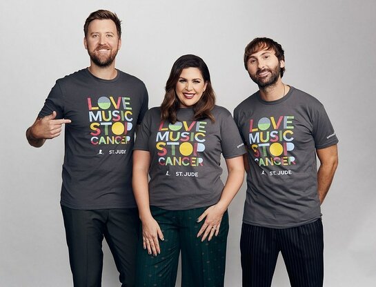 Lady A is participating in the Love Music. Stop Cancer. campaign to support St. Jude Children's Research Hospital.