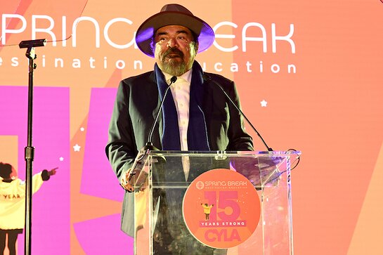 George Lopez speaks onstage during City Year Los Angeles' Spring Break: Destination Education