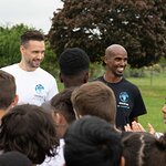 Liam Payne and Mo Farah Surprise Ilford Kids and Take on Soccer Aid Schools Challenge