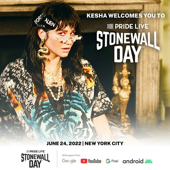 Kesha to Headline Stonewall Day