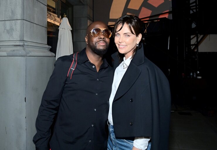 Wyclef Jean and Charlize Theron attend Charlize Theron's Africa Outreach Project (CTAOP) Block Party at Universal Studios Backlot