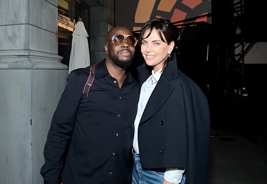 Wyclef Jean and Charlize Theron attend Charlize Theron's Africa Outreach Project (CTAOP) Block Party at Universal Studios Backlot Wyclef Jean and Charlize Theron attend Charlize Theron's Africa Outreach Project (CTAOP) Block Party at Universal Studios Backlot