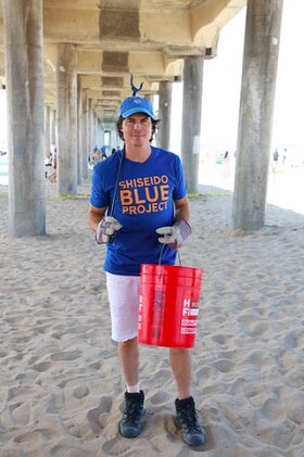 Ian Somerhalder hosts The Shiseido Blue Project in partnership with World Surf League Pure and WILDCOAST at the U.S Open of Surfing