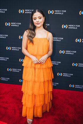 Sarah Jeffery at the Mercy for Animals Gala