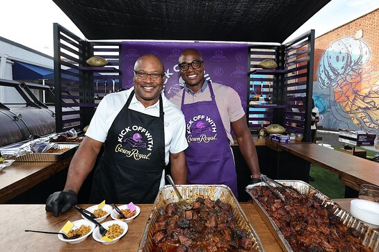 Bo Jackson and DeMarcus Ware hosted a cookoff challenge