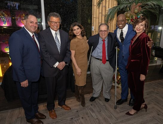 Peter Anzalone, Mr. G, Tamsen Fadal, Edward R. Matthews, Kori Chambers and Laura Hickman.