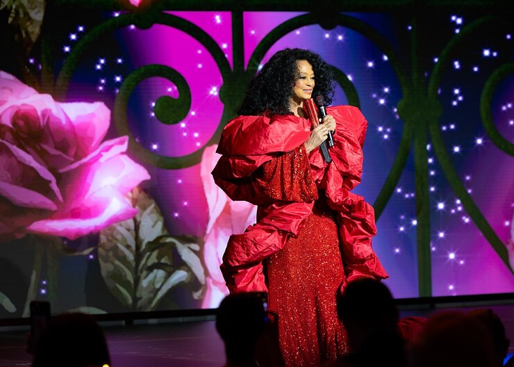 Diana Ross at the 2023 Hot Pink Party