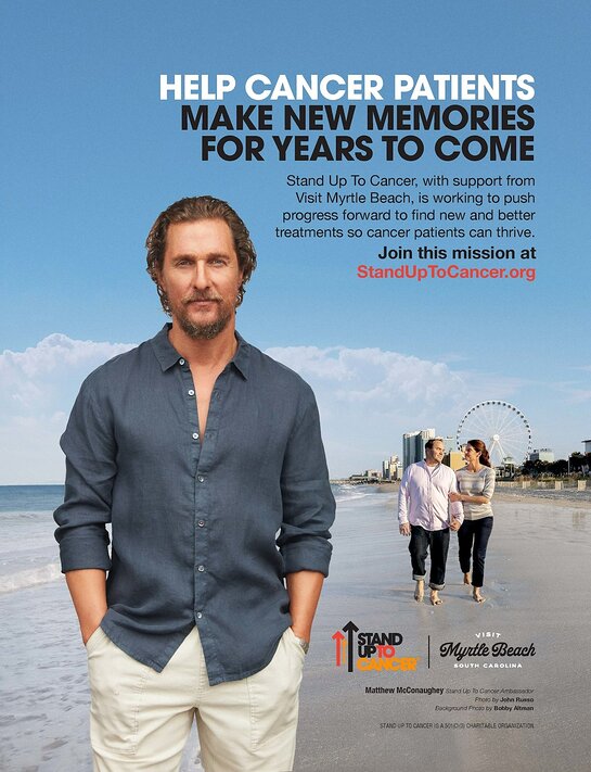 MATTHEW MCCONAUGHEY, STAND UP TO CANCER TEAM UP FOR POWERFUL PSA