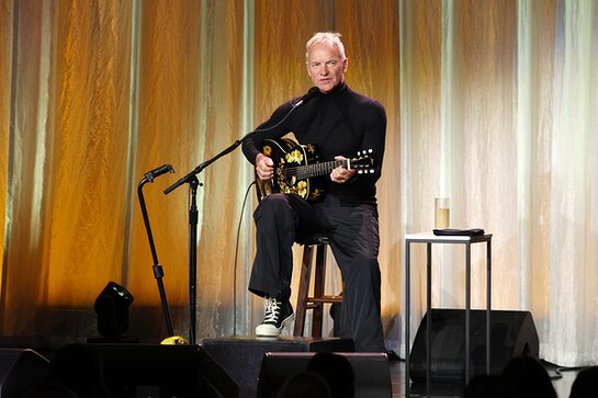 Sting performs onstage during An Unforgettable Evening