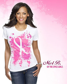 Mel B Wearing "Pose for the Cure" T