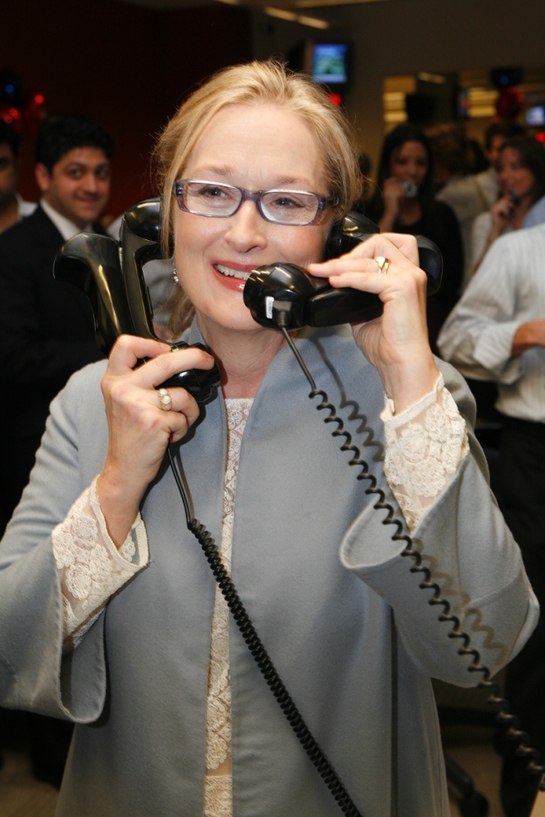 Meryl Streep at ICAP's Charity Day 2008