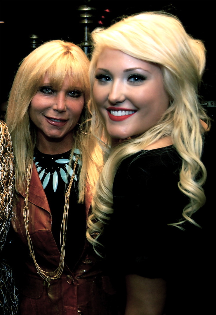 Hayley Hasselhoff and mother Pamela Bach
