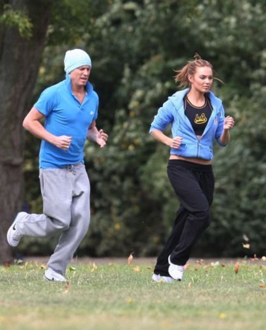 Kara Tointon Training For Christian Run