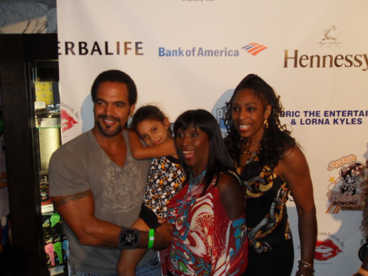 Kristoff St John with Kiki Shepherd and Dawn Lewis