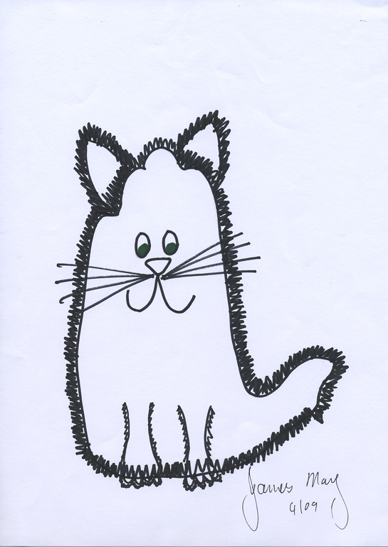 James May's Celebrity Paws Drawing James May's Celebrity Paws Drawing