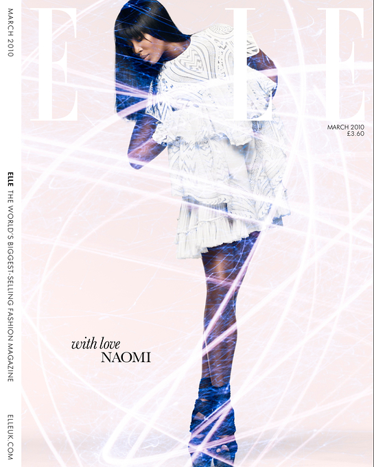 Naomi Campbell ELLE Cover