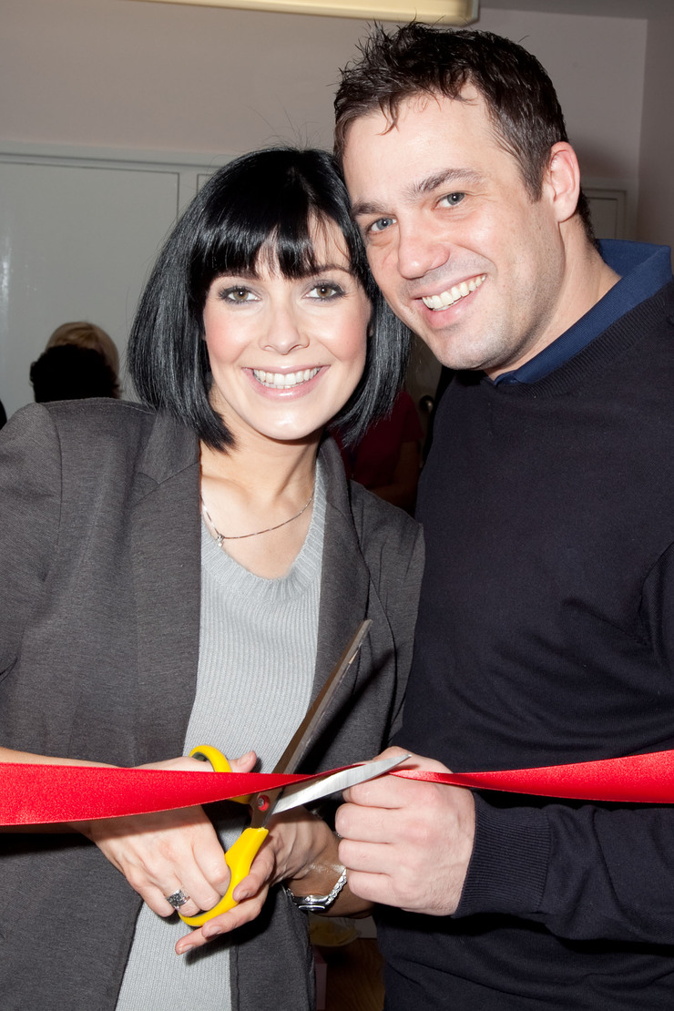 Kym Marsh With Jamie Lomas At Blossom Lounge