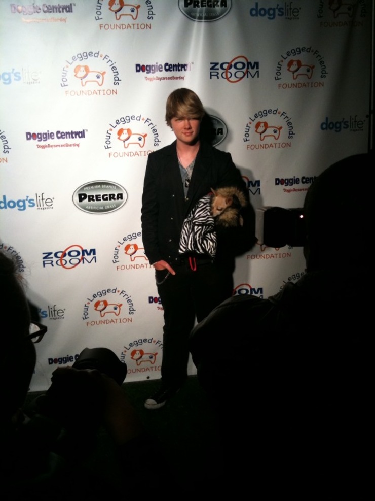 Austin Anderson At O’FLuFF’s Lucky Charms Green Carpet Event