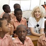 Christina Aguilera Makes Charity Trip To Haiti