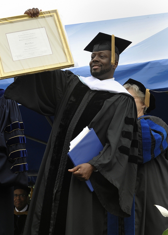 Wyclef Jeans Accepts Honorary Doctorate Wyclef Jeans Accepts Honorary Doctorate
