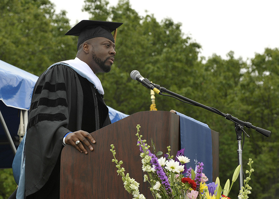 Wyclef Jean Gives Commencement Speech