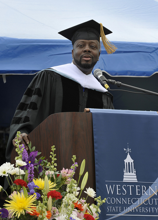 Wyclef Jean Gives Commencement Speech