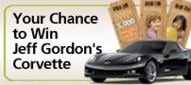 Win Jeff Gordon's Corvette Win Jeff Gordon's Corvette