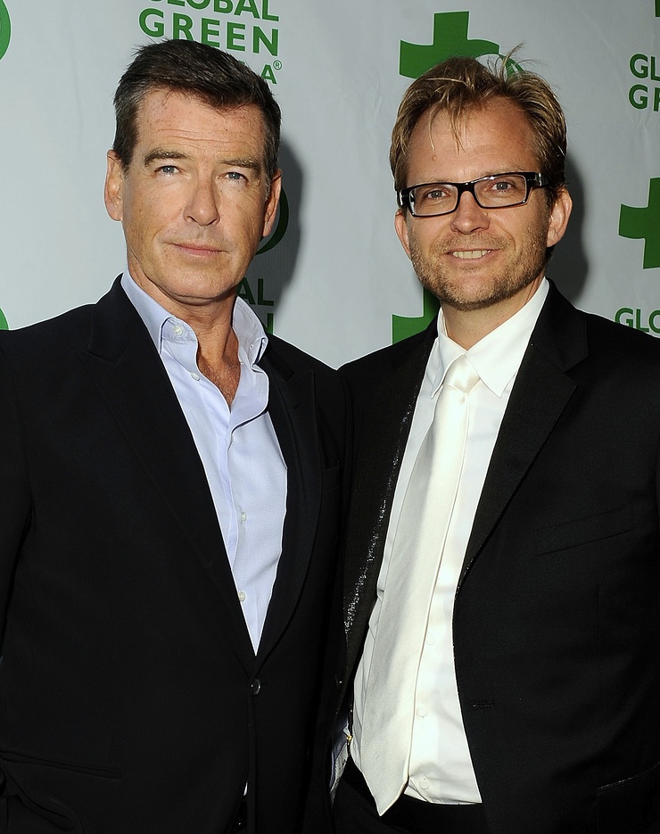 Pierce Brosnan and Matt Petersen