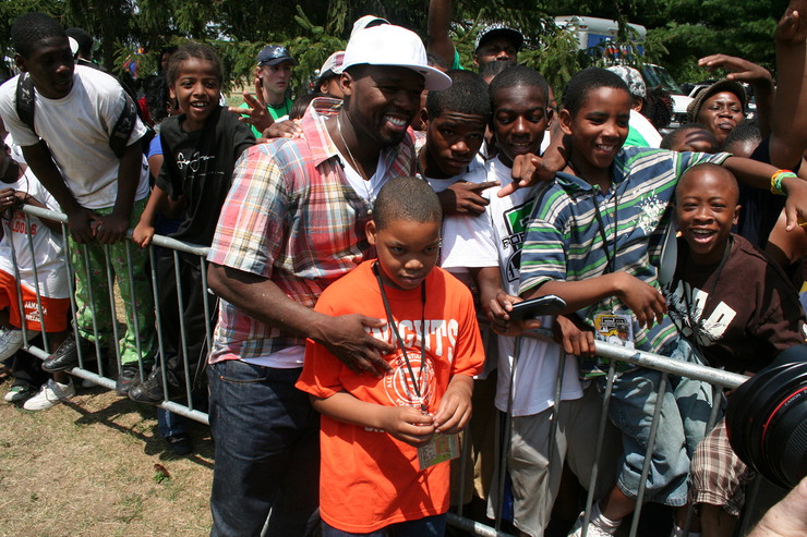 50 Cent with Children