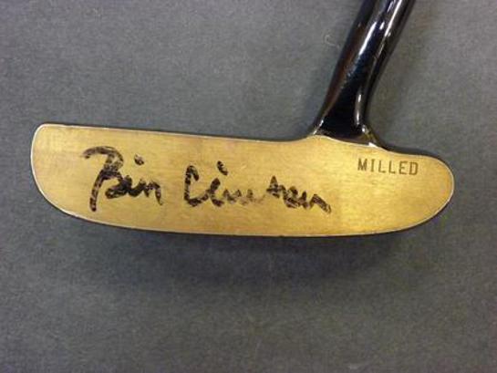 Bill Clinton Signed Golf Club