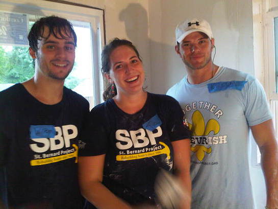 Kellan Lutz Rebuilding in New Orleans with St Bernards project Kellan Lutz Rebuilding in New Orleans with St Bernards project