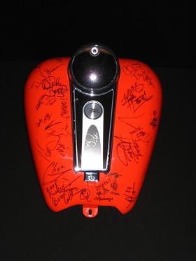 Celebrity Signed Harley