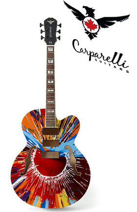 Damien Hirst Guitar