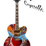 Damien Hirst Paints Guitar For Charity