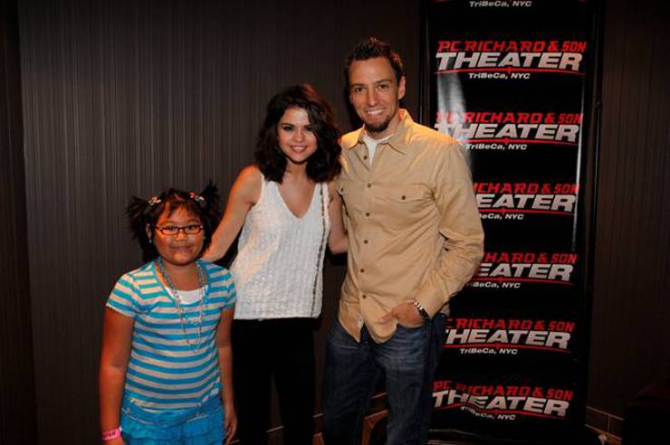 Trey Morgan and Selena Gomez and Make-A-Wish