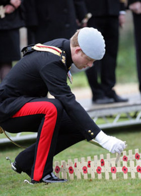 Prince Harry at Remembrance Day Prince Harry at Remembrance Day