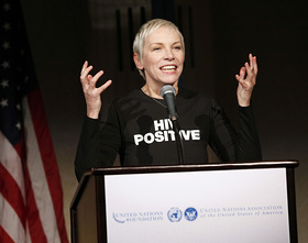 Annie Lennox Speaks at Global Leadership Awards