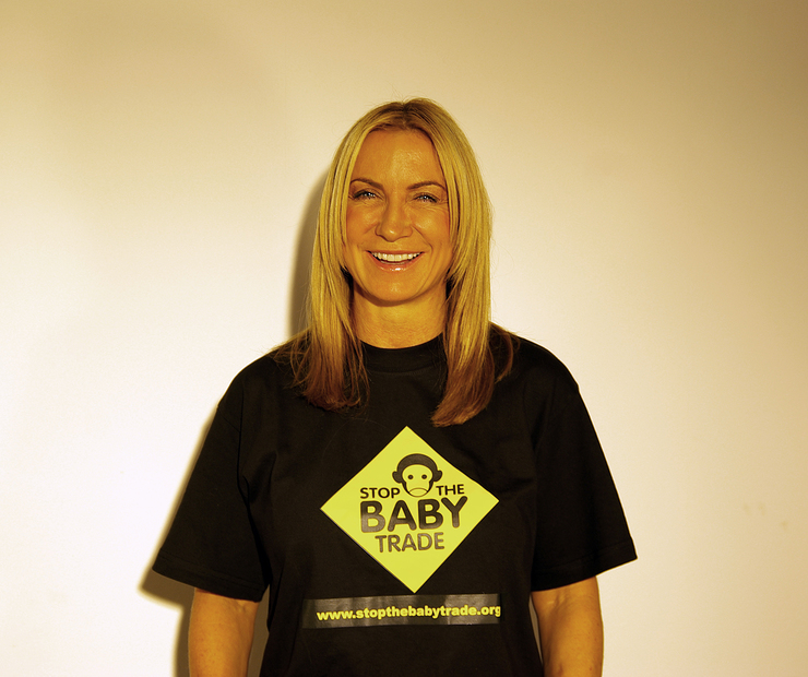 Meg Mathews Supports BUAV Stop The Monkey Trade Campaign