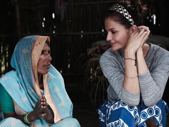 Helena Christensen in Nepal